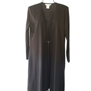 Misook Long Sleeve Maxi Cardigan